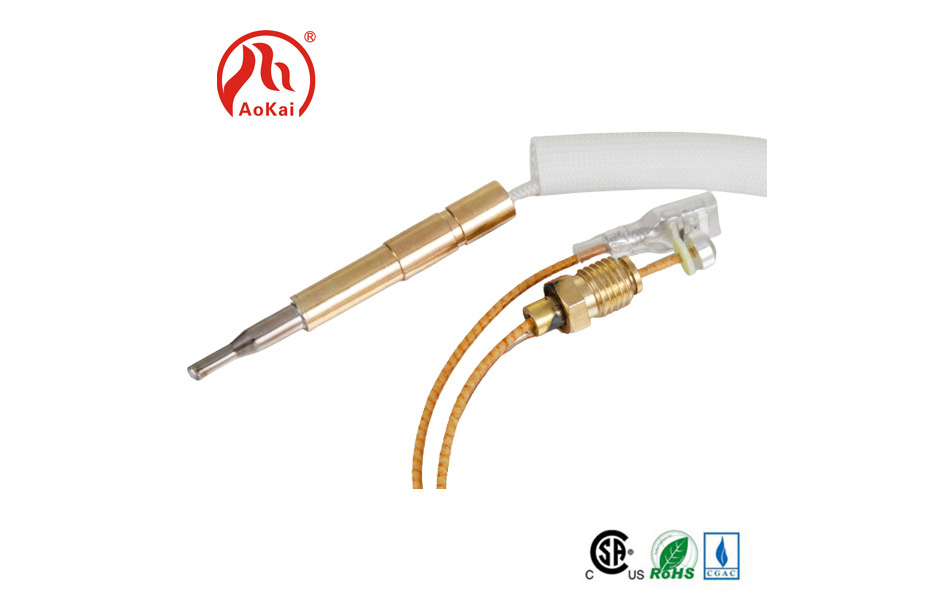 Ofmjittingsmetoade fan gas thermokoppel